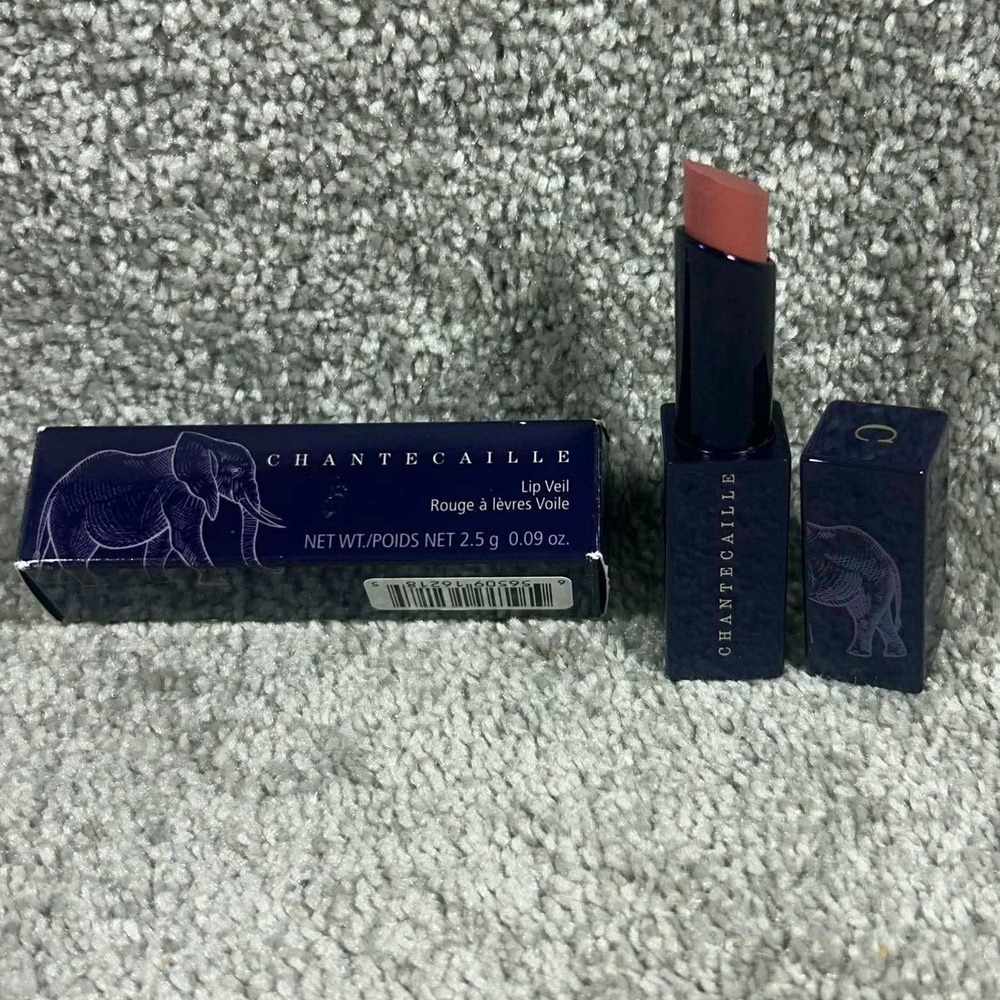 Chantecaille Lip Veil Honeypot Luminous Lipstick Baobab Oil Peach Nude 0.09oz